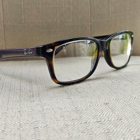 Ray-Ban Accessories - Ray-Ban Women Glasses Frame Purple Arms Brown Tortoise Eyeglasses RB1531 48[]16